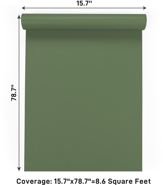 Unyqoos® Zelfklevende Meubelfolie voor Keuken, Woonkamer en Slaapkamer Decoratie 40 x 200 cm