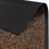 Unyqoos® Bruine deurmat voor binnengebruik met antislip en vuilvangfunctie 40x60 cm