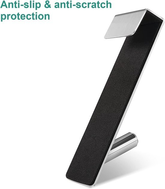 550x629-12.jpg Unyqoos® Set van vier roestvrijstalen douchehaken voor glazen wandmontage zonder boren