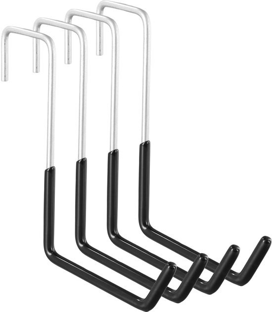 Unyqoos® Set van 6 sterke S-haken voor veelzijdige opslag in garage of tuin