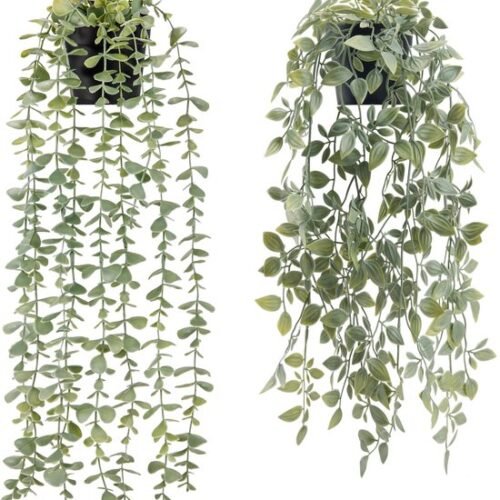 550x630-3.jpg Unyqoos® Set van twee levensechte kunsthangplanten voor stijlvolle wanddecoratie