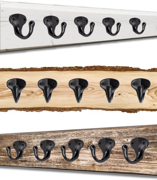 550x631-15.jpg Unyqoos® Set van vijf stijlvolle zwarte haken voor garderobe en interieurdecoratie