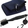 Unyqoos® Complete Golf Accessoires Set met Borstel, Handdoek en Reinigingsgereedschap voor Clubonderhoud