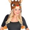 Unyqoos® Pluchen Rendierhoed met Warme Oorbeschermers voor Feestelijke Gelegenheden Unyqoos® Pluchen Rendierhoed met Warme Oorbeschermers voor Feestelijke Gelegenheden
