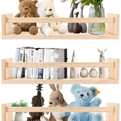 550x632-14.jpg Unyqoos® Set van drie houten wandrekken voor kinderkamer en meer toepassingen