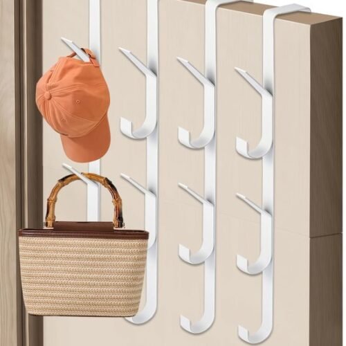 550x632-22.jpg Unyqoos® Set van 4 deurhaken voor ruimtebesparende organisatie