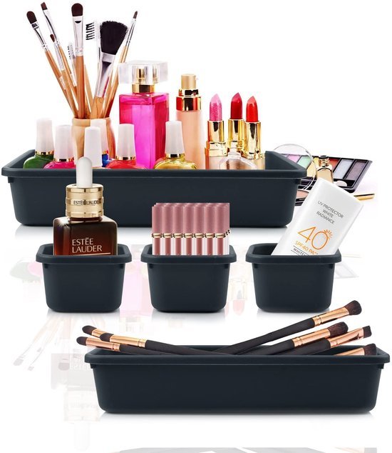 Unyqoos® Veelzijdige Lade Organizer Set van 24 Stuks met Anti-Slip Siliconen Ballen voor Keuken en Bureau