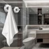 Unyqoos® Set van twee sterke zuignaphaken voor badkamer en keuken zonder boren
