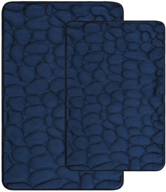 550x636-3.jpg Unyqoos® Tweedelig set van zachte badmatten met antislip en memory foam