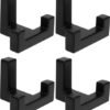 550x638-11.jpg Unyqoos® Zwarte wandhaken van zinklegering voor kleding en accessoires