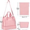 Unyqoos® Stijlvolle 32L Reisrugzak voor Dames met Schoenenvak en Accessoirepakket