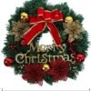 Unyqoos® Decoratieve kerstkrans met bessen en ballen voor feestelijke sfeer