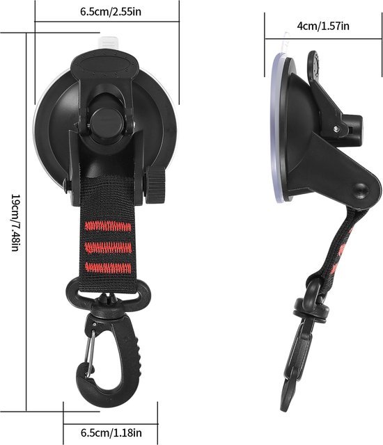 550x640-6.jpg Unyqoos® Set van vier sterke zuignaphaken voor veelzijdig gebruik in huis en camping