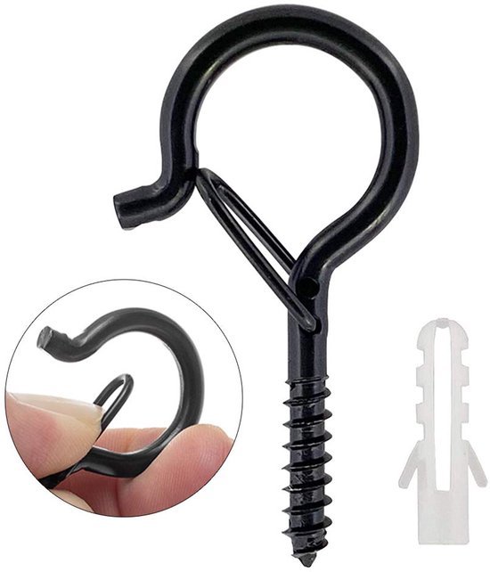 550x642-9.jpg Unyqoos® Set van 20 stevige plafondhaken met veiligheidsgesp voor diverse ophangtoepassingen