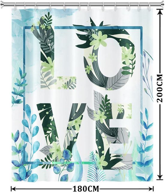 550x643-25.jpg Unyqoos® Stijlvol Douchegordijn Met Eucalyptusprint Voor Een Rustgevende Badkamerervaring