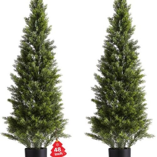 550x643-32.jpg Unyqoos® Set van Twee Kunstmatige Cederbomen voor Binnen- en Buitendecoratie