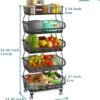 550x645-13.jpg Unyqoos® Veelzijdige Metalen Opbergrekken op Wielen met Meerdere Lagen voor Keuken en Badkamer