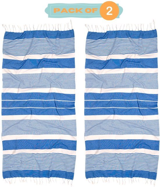 Unyqoos® Ultrazachte en Absorberende Grote Strandhanddoek Set van 100% Katoen - Perfect voor Elke Gelegenheid
