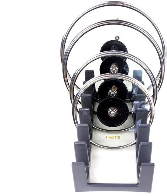 Unyqoos ® Ruimtebesparende Deksel- en Pannenhouder voor Georganiseerde Keukenopslag met Stijlvol Design