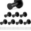 550x647-16.jpg Unyqoos® Set van 8 roestvrijstalen zwarte haken voor veelzijdig gebruik in huis