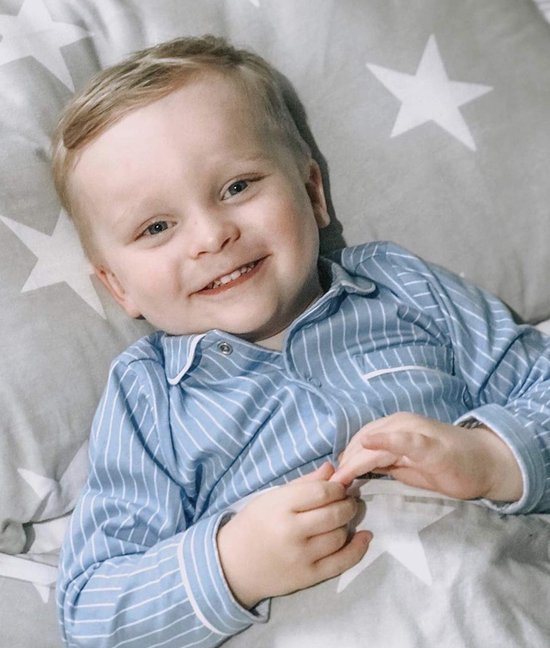 Unyqoos® Omkeerbaar kinderbeddengoed met sterrenprint voor eenpersoonsbed