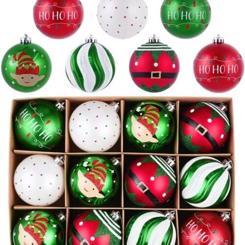550x648-14.jpg Unyqoos® Set van 12 rode en witte kerstballen voor feestelijke kerstboomdecoratie