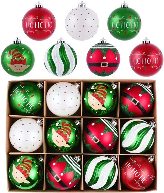550x648-14.jpg Unyqoos® Set van 12 rode en witte kerstballen voor feestelijke kerstboomdecoratie