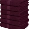 Unyqoos® Tijdloze Luxe Badhanddoeken Set van 6 Stuks - 100% Zachte Katoen voor Spa en Badkamer