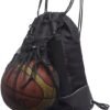 550x650-26.jpg Unyqoos® Zwarte multifunctionele sporttas met opvouwbaar balnet en meerdere vakken
