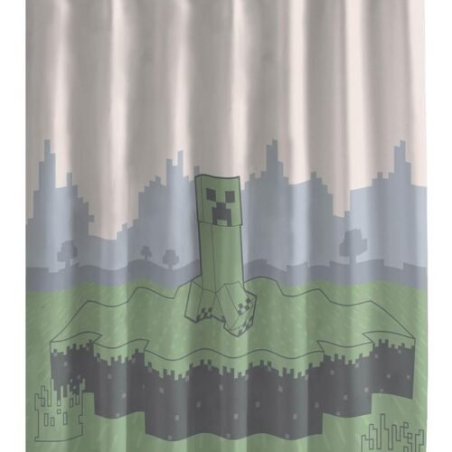 550x650-7.jpg Unyqoos® Gaming Avontuur Douchegordijn voor Badkamerdecoratie met Videospel Thema, 178 x 182 cm