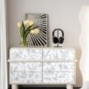 Unyqoos® Waterdicht zelfklevend bloemenbehang voor interieurdecoratie van 44 x 300 cm