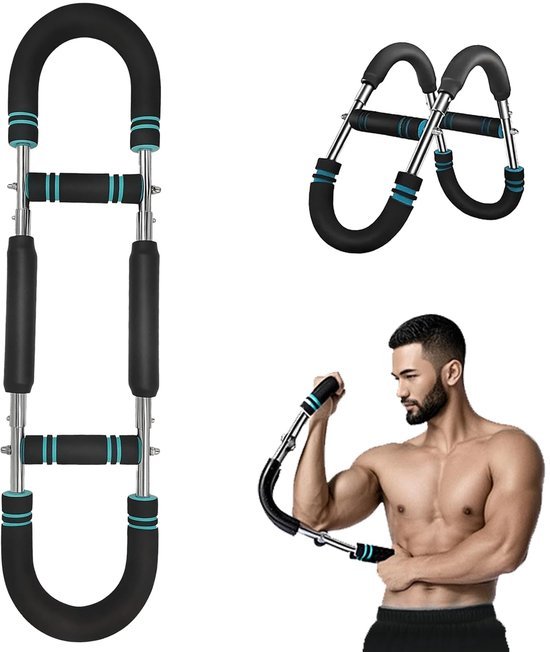 Unyqoos® Verstelbare en draagbare armtrainer voor thuisgebruik met weerstandsopties