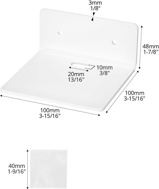 550x654-9.jpg Unyqoos® Set van vier multifunctionele zwevende wandplanken voor elke kamer