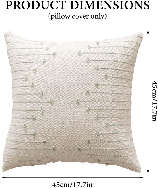 550x656-33.jpg Unyqoos® Set van 2 katoenen geborduurde kussenslopen voor stijlvolle woondecoratie