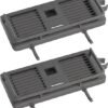 Unyqoos® Grijs hangend douche-opbergsysteem met verstelbare planken en haken