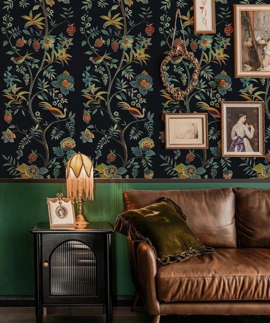 550x658-6.jpg Unyqoos® Waterdicht zelfklevend bloemen- en vogelbehang voor muren en meubels