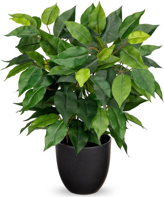 Unyqoos® Realistische kunstficus in pot voor stijlvolle decoratie in huis of kantoor