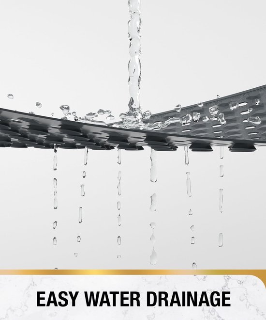 Unyqoos® Wasbare antibacteriële antislip douchemat voor een veilige en frisse badkamer