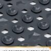 Unyqoos® Wasbare antibacteriële antislip douchemat voor een veilige en frisse badkamer