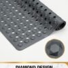 Unyqoos® Wasbare antibacteriële antislip douchemat voor een veilige en frisse badkamer