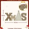 Unyqoos® Houten kerstdecoratie met kerstboomontwerp voor interieur en tafel