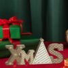 Unyqoos® Houten kerstdecoratie met kerstboomontwerp voor interieur en tafel