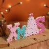 Unyqoos® Decoratief houten bord met kerstboom motief voor sfeervolle kerstdecoratie