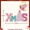 Unyqoos® Decoratief houten bord met kerstboom motief voor sfeervolle kerstdecoratie