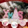 Unyqoos® Decoratief houten bord met kerstboom motief voor sfeervolle kerstdecoratie