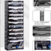 Unyqoos® Metalen wandorganizer met 12 vakken voor documenten en tijdschriften