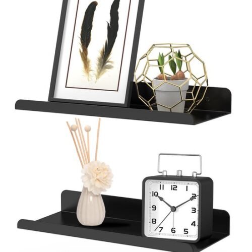 550x661-7.jpg Unyqoos® Set van twee zwarte metalen wandplanken voor diverse ruimtes in huis