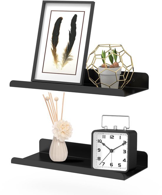 550x661-7.jpg Unyqoos® Set van twee zwarte metalen wandplanken voor diverse ruimtes in huis