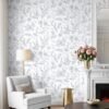 Unyqoos® Waterdicht zelfklevend bloemenbehang voor interieurdecoratie van 44 x 300 cm