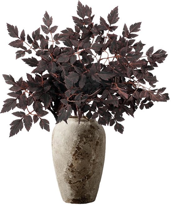 Unyqoos® Decoratieve herfsttakken met kunstbladeren voor sfeervolle huisdecoratie, bruin, 65 cm